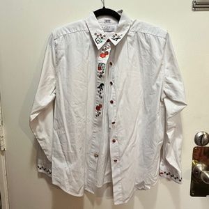 Karen Scott Halloween Button Up